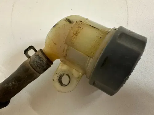 1997 HONDA XR400R STOCK NISSIN Rear Brake Master Cylinder Hose & Reservoir OEM