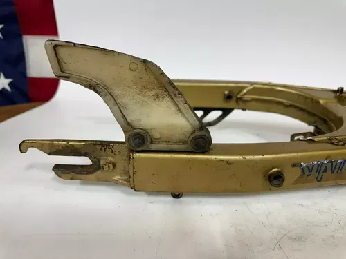 1986 Honda XL600R GOLD PRO-LINK Swing Arm Swingarm OEM w/ Guards NICE!