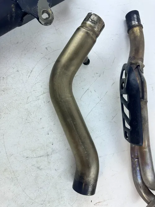 2001 Honda XR400R Full Stock Exhaust Muffler Slip on Header Mid Pipes 96-04