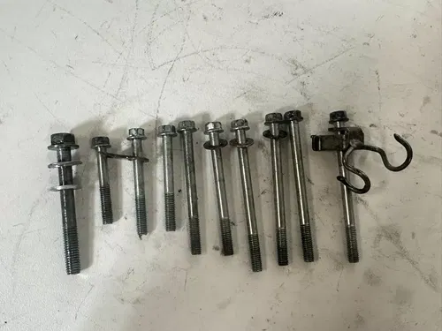 2004 Honda CRF450R Left Hand Inner Crank Case Bolts CRF 450 R OEM Stock