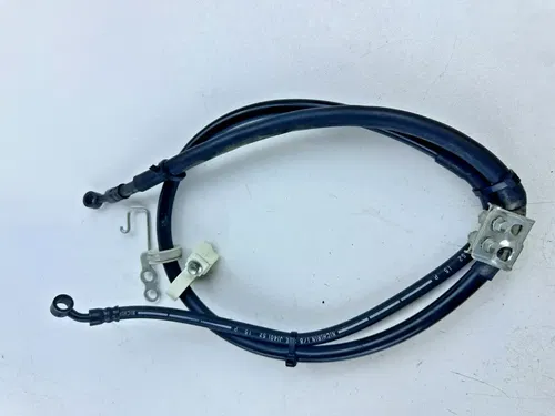 05-24 Suzuki DRZ400SM Stock Front Brake Line Hose with Clamp & Cable Guides Stay