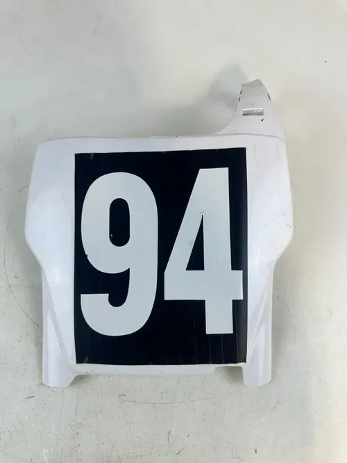 2007 Honda CRF450R White Front Number Plate Panel CRF 450 R Made in Italy