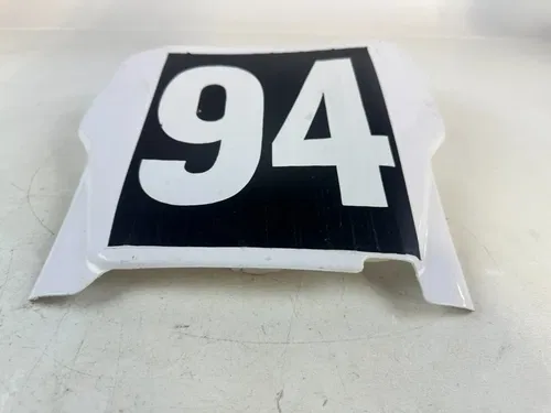 2007 Honda CRF450R White Front Number Plate Panel CRF 450 R Made in Italy