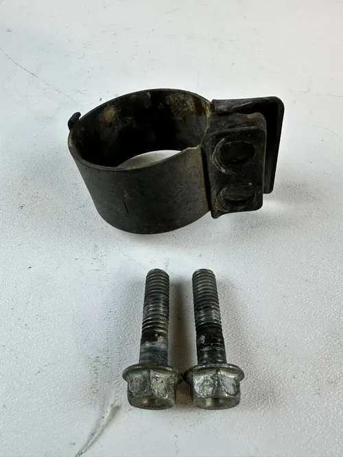 Honda 1984 XR200R Muffler Pipe Exhaust Joint Header Connection W/ Bolts OEM