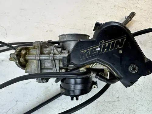 2008 Honda CRF 250R Stock KEIHIN Carburetor Carb OEM W/ Hot Start Cable