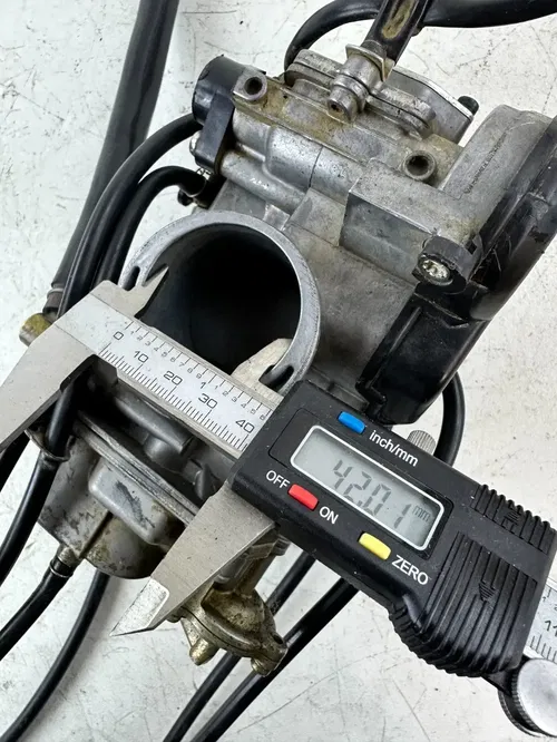 2008 Honda CRF 250R Stock KEIHIN Carburetor Carb OEM W/ Hot Start Cable