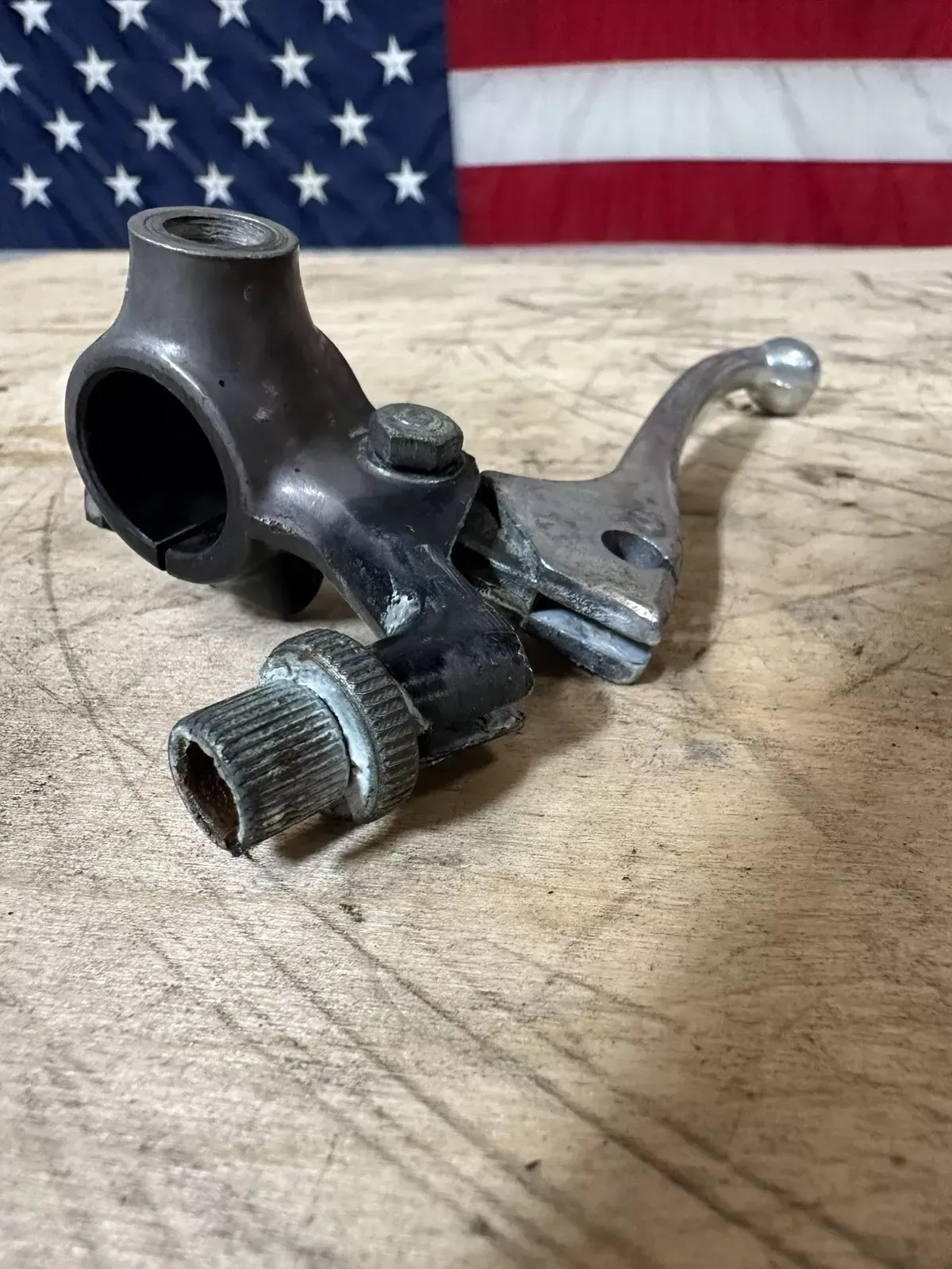 Honda XL185S 1981 Clutch Perch & Lever W/Mirror Mount