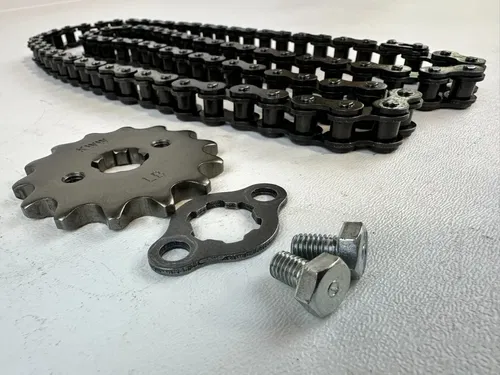 2025 HONDA CRF 110F NEW OEM Stock Chain & 14T Sprocket 0HRS NEW