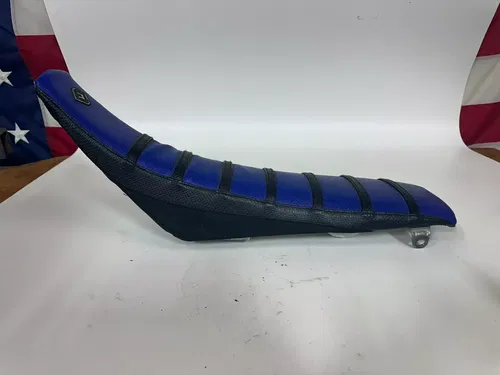 2002 Yamaha YZ250 OEM Seat W/ Flu Designs Ribbed Cover