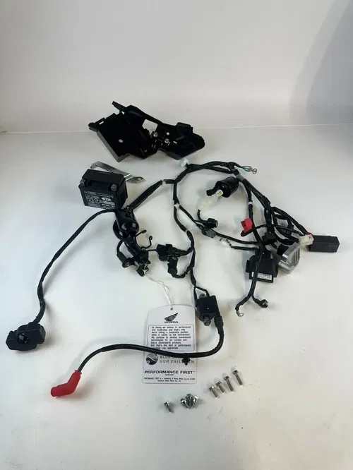 2025 HONDA CRF 110F OEM Stock COMPLETE Harness Battery & Box & CDI 0HR NEW!