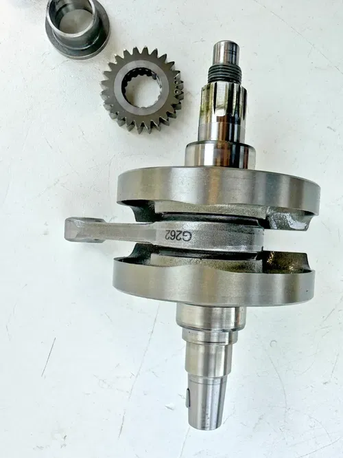 2015 KTM 250 SXF Stock Crank & Rod w/Gear Nut  OEM Nice! Tight