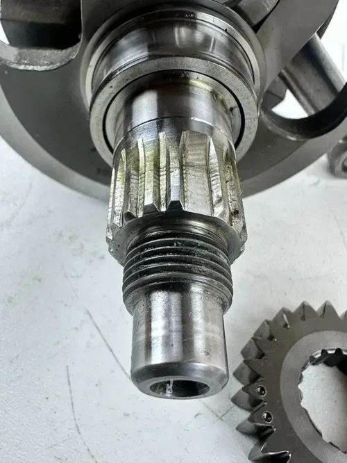 2015 KTM 250 SXF Stock Crank & Rod w/Gear Nut  OEM Nice! Tight