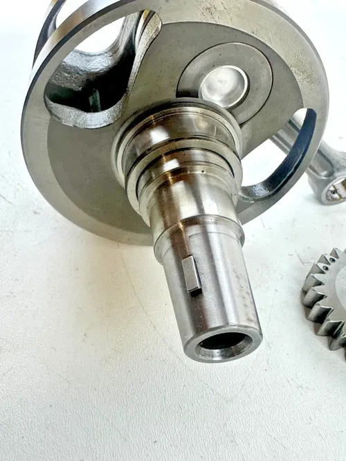 2015 KTM 250 SXF Stock Crank & Rod w/Gear Nut  OEM Nice! Tight