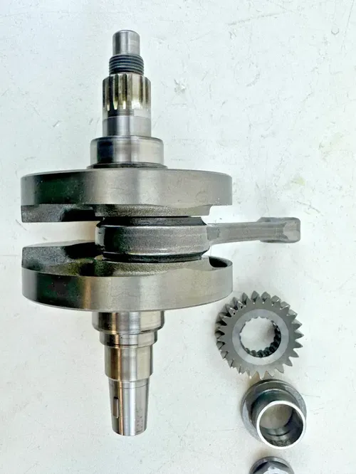 2015 KTM 250 SXF Stock Crank & Rod w/Gear Nut  OEM Nice! Tight