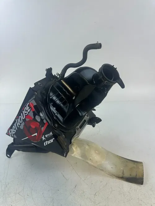 2008 Honda CRF 250R Airbox Filter Housing  w/flap OEM Stock w/rubber intake boot