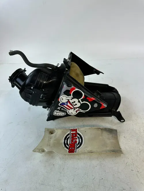 2008 Honda CRF 250R Airbox Filter Housing  w/flap OEM Stock w/rubber intake boot
