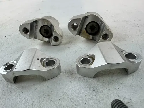 2015 KTM 250 SXF Stock 1 1/8 Fat Bar Mounts Handlebar Clamps Set Pair OEM