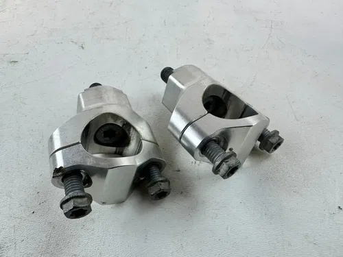 2015 KTM 250 SXF Stock 1 1/8 Fat Bar Mounts Handlebar Clamps Set Pair OEM
