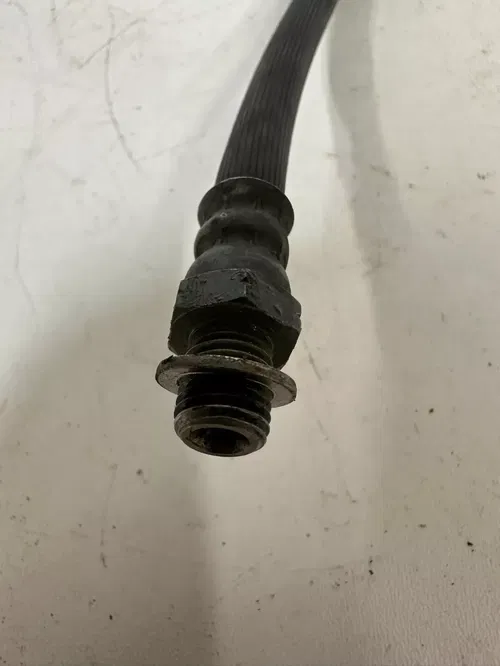 1986 Honda XL600LRFront Brake Cable Line Hard Pipe & Brackets OEM Stock