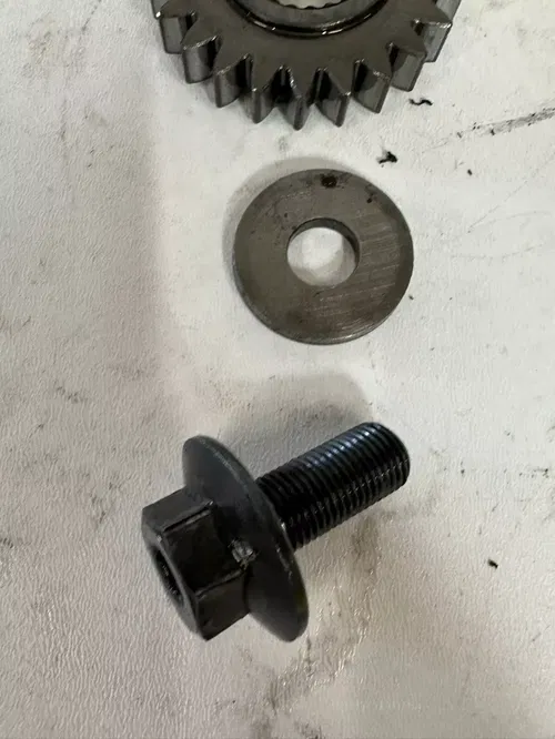 2004 Honda CRF450R Primary Drive Gears Gear Bolt & Washer OEM Stock CRF 450