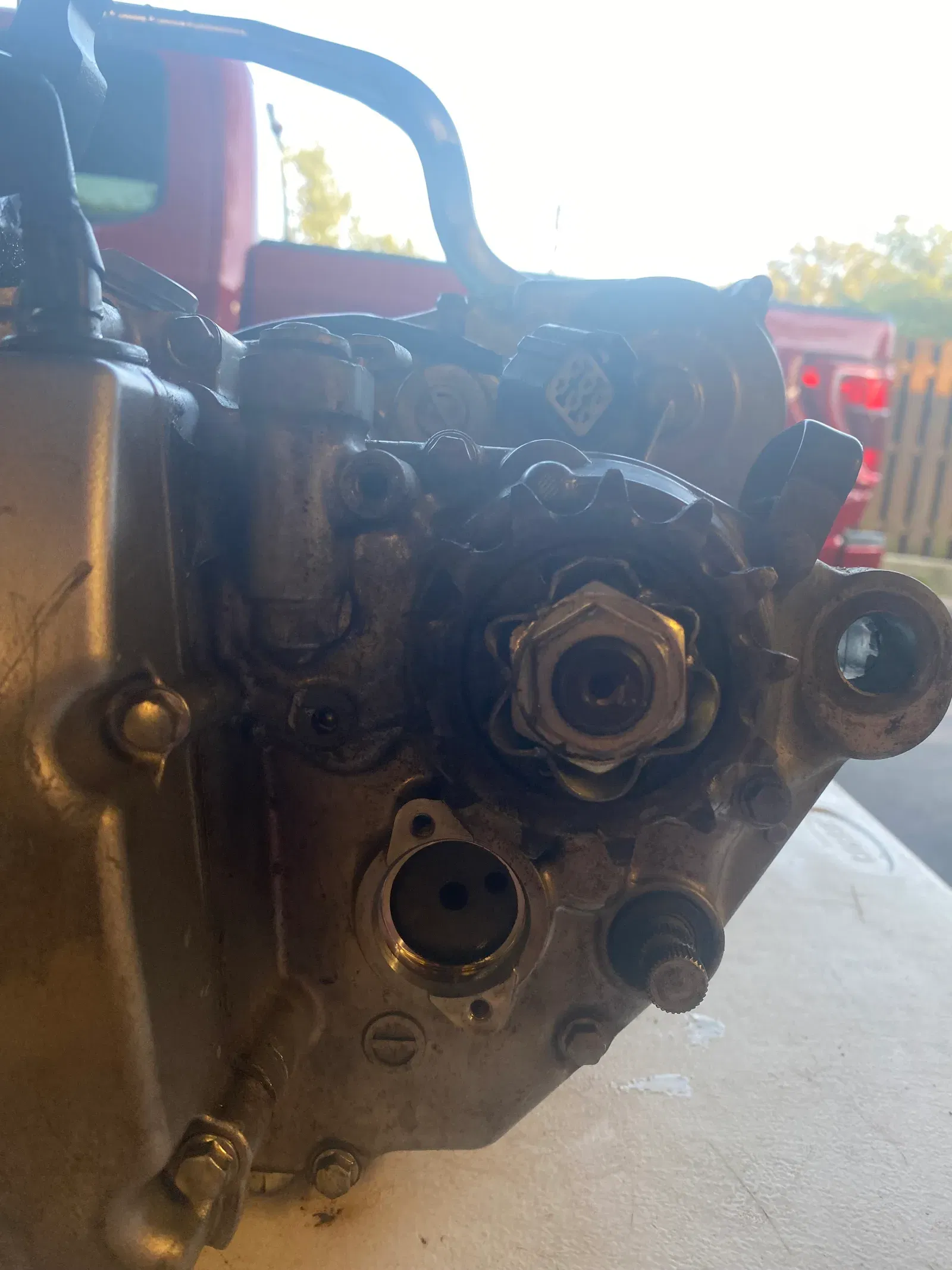 2018 Kx250f Engine Lower Half