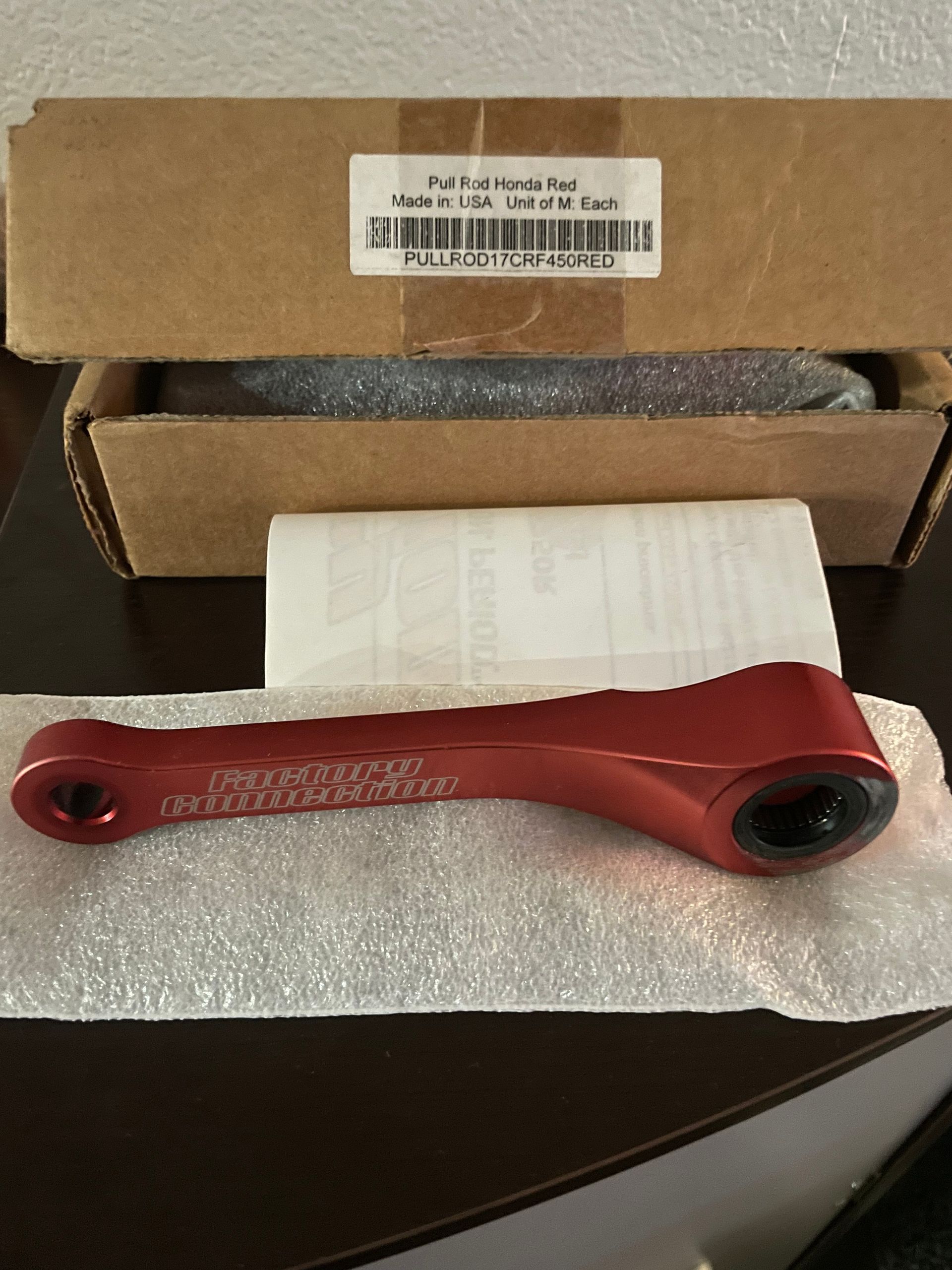 Factory Connection Pull Rods For 17'-21' CRF450/250R. In Good Condition. 