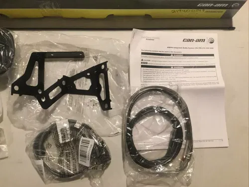 CAN-AM ROADSTER SPYDER OEM AUDIO SPEAKERS AM/FM ANTENNA HARDWARE SYSTEM NO RADIO