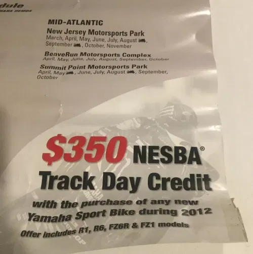 MONSTER#1 YAMAHA R1 R6 NESBA SUPERSPORT MOTORCYCLE 3X2 WALL POSTER BANNER SIGN
