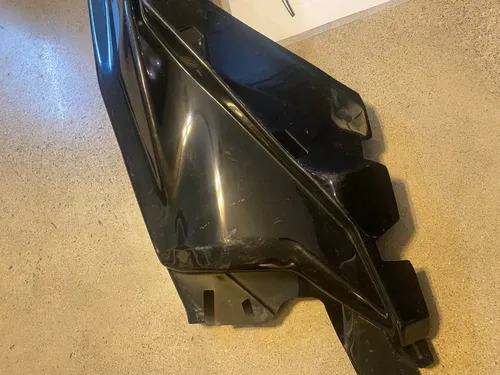 BLACK Can Am Maverick X3 Rear Left Drivers Side Fender Mud Guard Flare Plastic