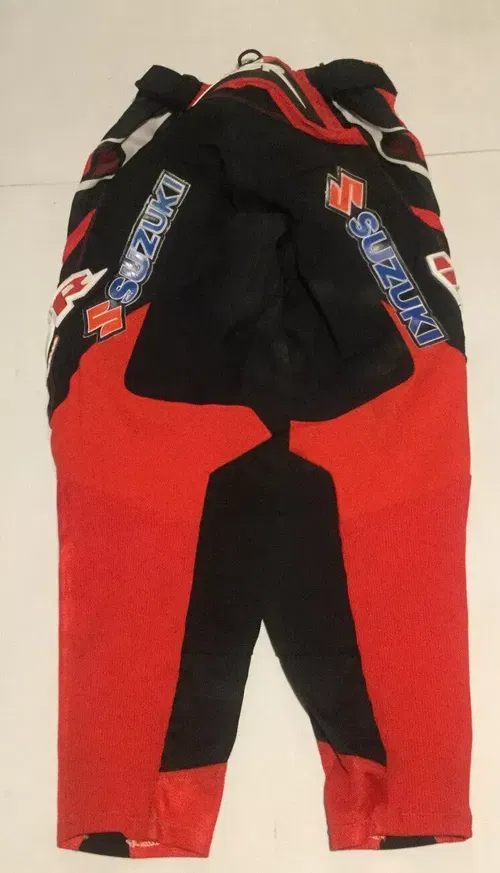 CHAD WIENEN LG LARGE JERSEY & PANTS SIZE 34 MSR RACING RED TEAM SUZUKI QUADZILLA