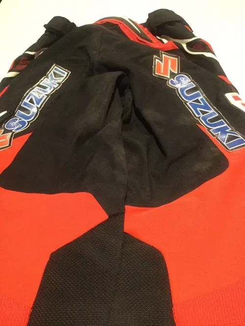 CHAD WIENEN LG LARGE JERSEY & PANTS SIZE 34 MSR RACING RED TEAM SUZUKI QUADZILLA