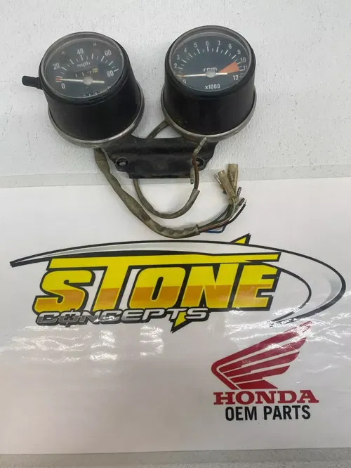 Honda CB CL Speedometer Tachometer Gauges OEM STOCK 125 CB125 CL125 80MPH