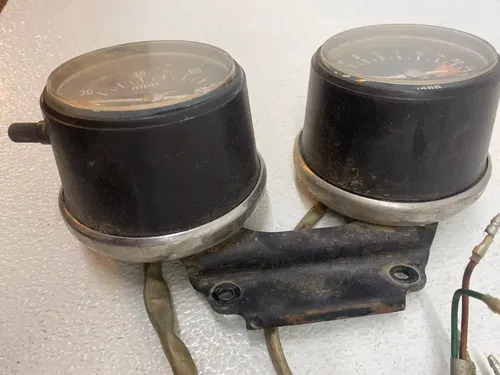 Honda CB CL Speedometer Tachometer Gauges OEM STOCK 125 CB125 CL125 80MPH