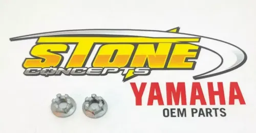 OEM YAMAHA YFZ450R YFZ450 RAPTOR 700 REAR AXLE HUB CASTLE NUT SET OF 2 16 x 1.25