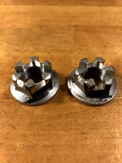 OEM YAMAHA YFZ450R YFZ450 RAPTOR 700 REAR AXLE HUB CASTLE NUT SET OF 2 16 x 1.25