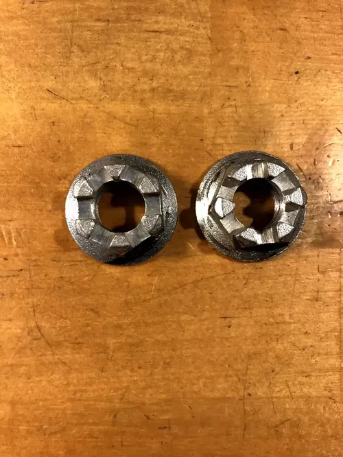 OEM YAMAHA YFZ450R YFZ450 RAPTOR 700 REAR AXLE HUB CASTLE NUT SET OF 2 16 x 1.25