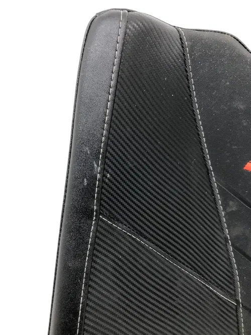 Used OEM Can-Am Maverick 1000 R X3 Turbo Black Seat Back Cushion Bottom Set