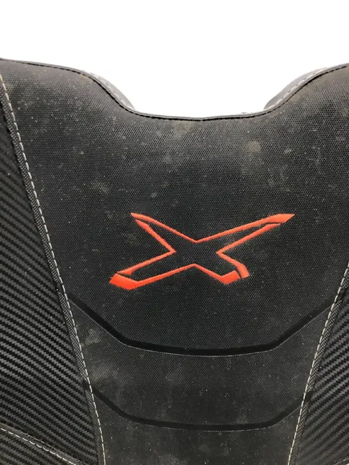 Used OEM Can-Am Maverick 1000 R X3 Turbo Black Seat Back Cushion Bottom Set