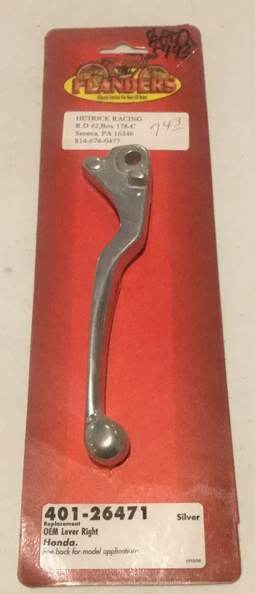 FLANDERS HONDA MASTER CYLINDER LEVER RIGHT CR80R CR80RB 1996-1997 96 97