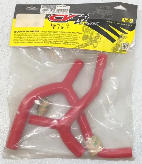 CV4 SFSMBC261R Radiator Hose Kit Red Y Kit Kawasaki KX450F KX 450F 2016 16