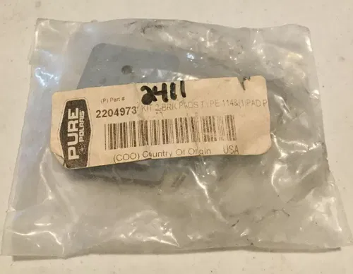 POLARIS OEM SNOWMOBILE TYPE 126 BRAKE PADS 2014-2017 14+ IQ RACER 600 INTL