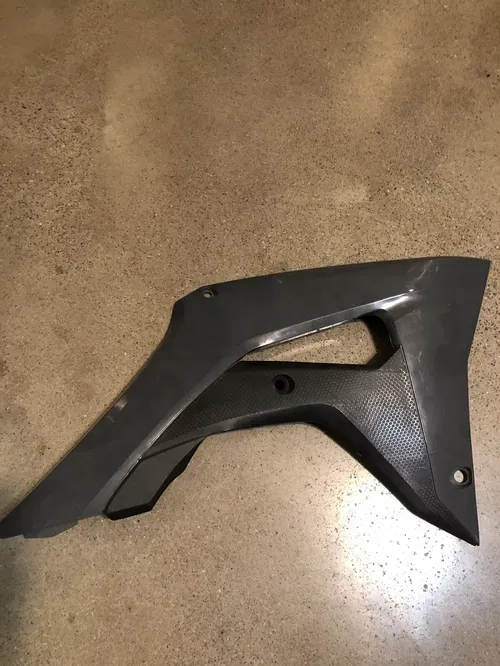 POLISPORT FRONT SIDE FENDER PANELS NARDO GREY Honda CRF250RX CRF450RX