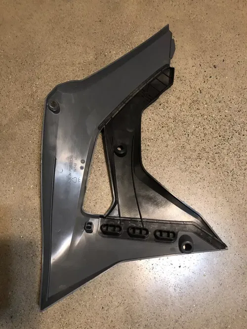 POLISPORT FRONT SIDE FENDER PANELS NARDO GREY Honda CRF250RX CRF450RX