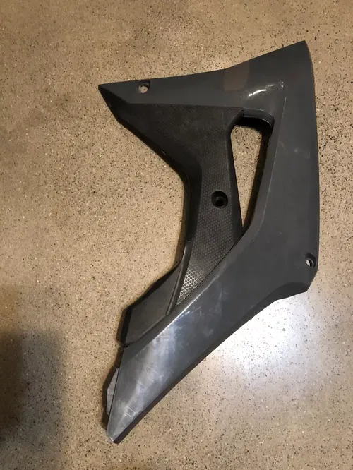 POLISPORT FRONT SIDE FENDER PANELS NARDO GREY Honda CRF250RX CRF450RX