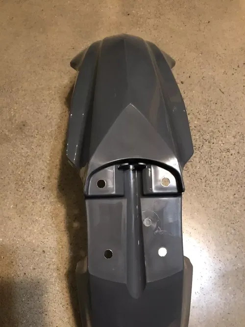 POLISPORT FRONT SIDE FENDER PANELS NARDO GREY Honda CRF250RX CRF450RX