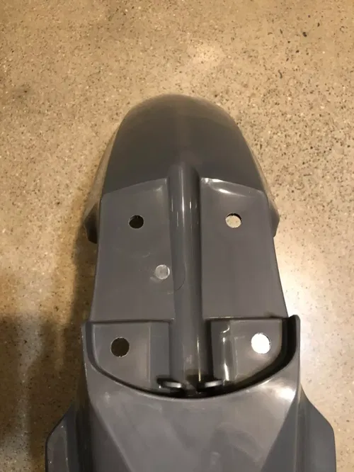 POLISPORT FRONT SIDE FENDER PANELS NARDO GREY Honda CRF250RX CRF450RX