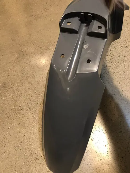 POLISPORT FRONT SIDE FENDER PANELS NARDO GREY Honda CRF250RX CRF450RX