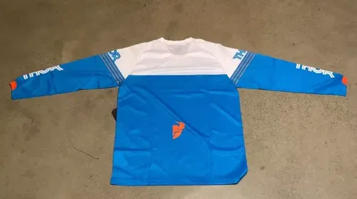 THOR PHASE S16 JERSEY HYPERION BLUE SIZE MEDIUM M 2910-3498