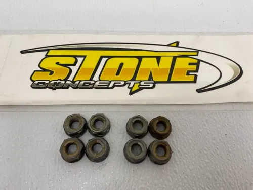 HONDA ATV TRX450ER TRX450R 450ER 450R TRX250R 250R WHEEL HUB LUG NUTS (8) FLAT