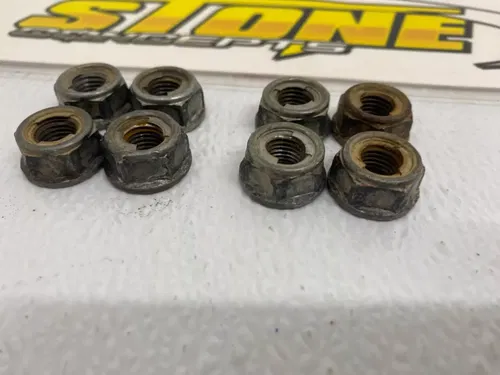 HONDA ATV TRX450ER TRX450R 450ER 450R TRX250R 250R WHEEL HUB LUG NUTS (8) FLAT